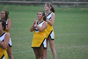 Candid cheerleaders