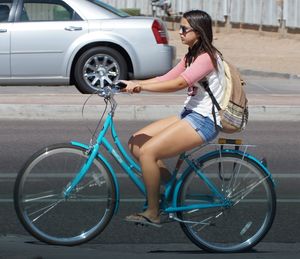 Bike time and nice legs