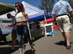 Sexy Latina brunette in jeans in California