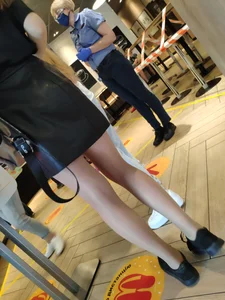 Hot Thin Legs Candid Closeup