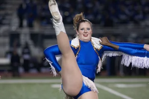 Candid cheerleaders