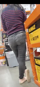 Sexy ass in glasses.