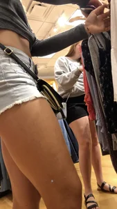Blondie shopping at the mall!