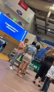 Hot Latina at a grauation catches me