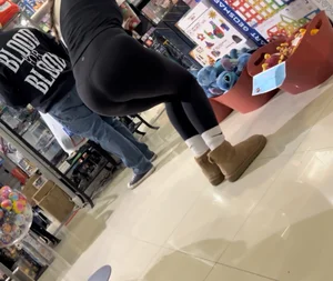 Brunette PAWG at the Toy   Store