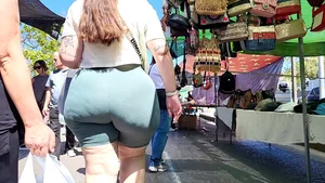 Insane BBW monster booty in shorts (OC)