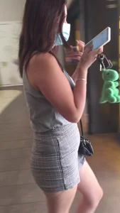 Teen in tight shorts but too much asscheeks