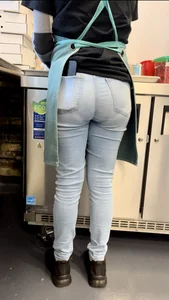 Latina vpl in blue jeans