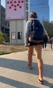 Hot Asian Girl Ass and Legs With No Shorts!!!