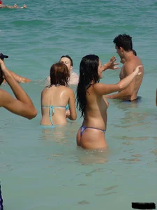 Sexy candid topless and nude beach girls