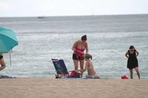 Florida beach and bikini girls