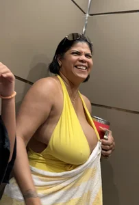 YELLOW SWIMSUIT BIG TITS