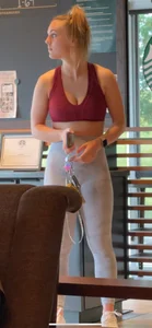 Tight bubble butt fitness babe busts me
