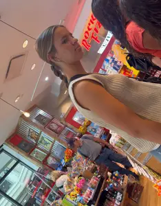 Pony Tail Girl Jean Shorts