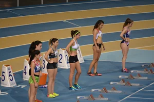 Candid track and field girls
