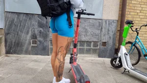 More of the girl in blue from my other post. She got a pretty amazing ass!