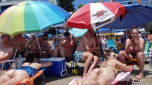 Brazillian beach creepshots, huge gallery of candid girls in swimsuits