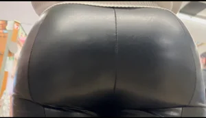 Milf ass in leather pants