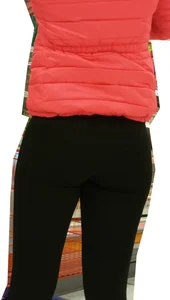 See through leggings booty showing the girls cheetah print thong