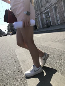 Sexy candid girl in shorts street creepshots