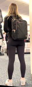 Traveler with a nice ass