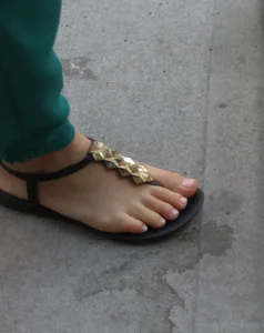 Sandals Closeup Creepshot