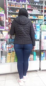 nice figure rich spanking in jeans