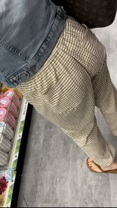 Visible black thong Latina Gilf Booty (OC)