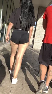 Nike Pro Shorts, cheeks, hungry ass, fine gap, close up- ALL IN ONE!
