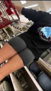 Gym PAWG @ target in biker shorts (OC)