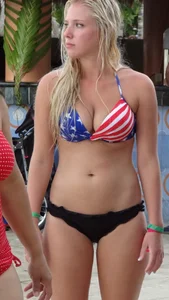 All American beach girl