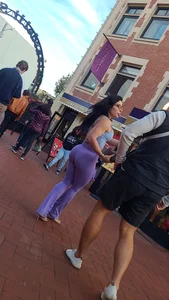 SEX DOLL WITH PIERCED NIPS AND TIGHT CLOTHES