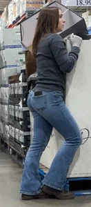 Slim Costco worker with a nice ass in jeans