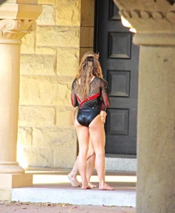 Candid gymnasts