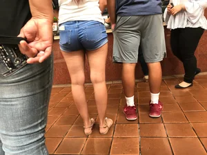 Nice tight jean shorts