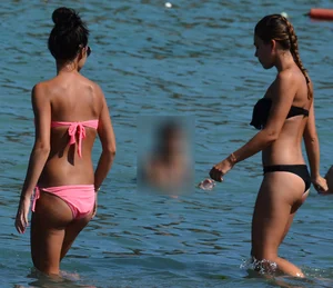 Beach and bikini girls