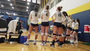 Humber College volleyball babes in spandex shorts