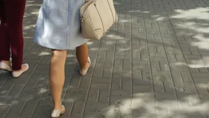 Nice Legs And Feet in Flats on a Street Creepshot
