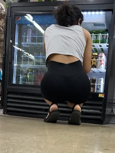 Fit South Indian squatting and shopping (oc)