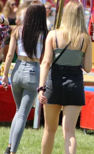 Amazing Ass In Denim Shorts