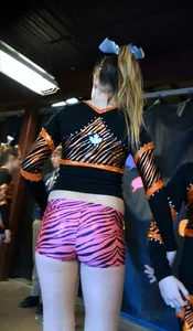 Hot Booty and Legs in Pink Mini Shorts Creepshots