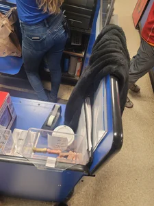 Blonde coworker in tight jeans round 2