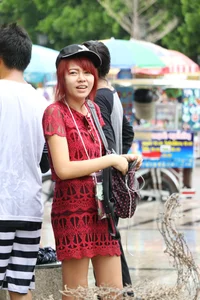 Water Festival girls in Thailand