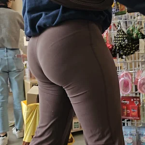 Bubble booty brown flare VPL