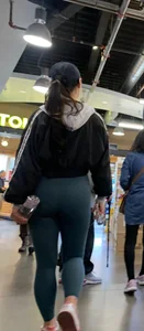 Super Hot Korean Asian Tight Leggings Ass