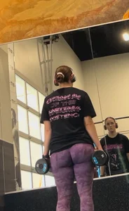 Purple Camo Leggings