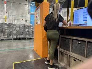 Coworkers ass