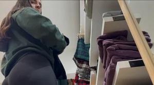 Perfectly Thick Ass Shopping in Black Leggings (OC)