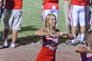 Candid cheerleaders