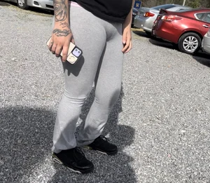 Thick ghetto latina in skin tight flares